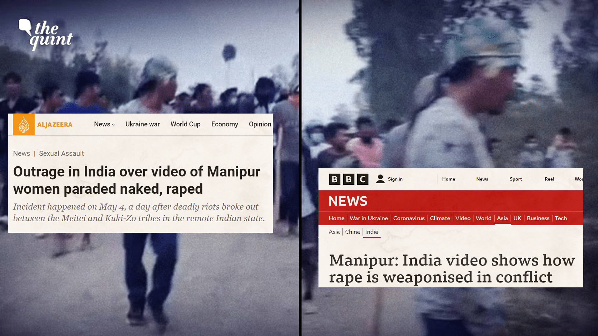 Modi Breaks Silence How Foreign Media Has Covered Manipur Viral Video