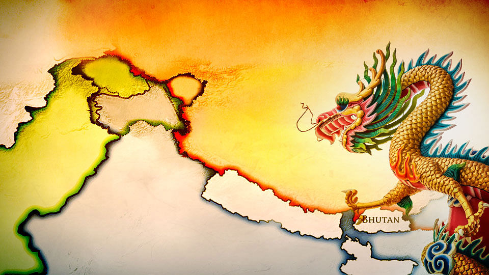 भारत-चीन सीमा की तस्वीर