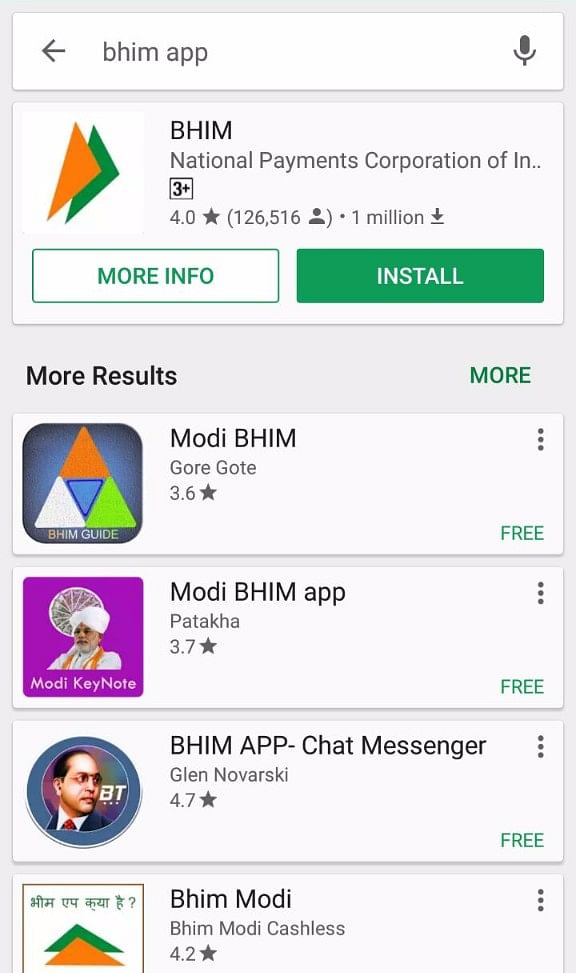 नोटबंदी के बाद प्रधानमंत्री नरेंद्र मोदी ने कैशलेस इकोनॉमी  को बढ़ावा देने के लिए 30 दिसम्बर को भीम ऐप लॉन्‍च किया