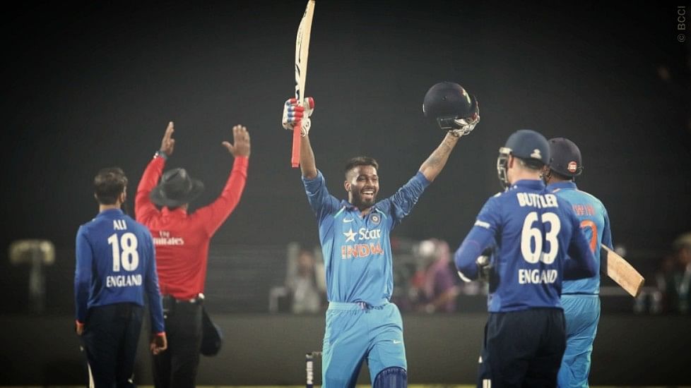 मैच जीतने के बाद खुशी मनाते हार्दिक पांड्या और आर अश्विन (फोटो: BCCI)