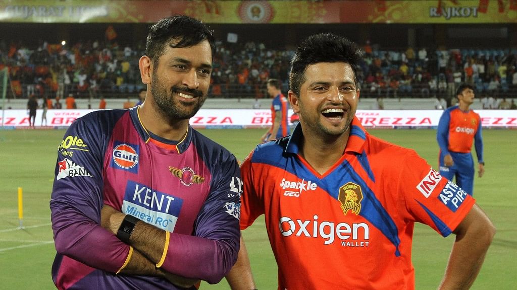 आईपीएल 2016 के दौरान सुरेश रैना और एमएस धोनी (फोटो: BCCI)