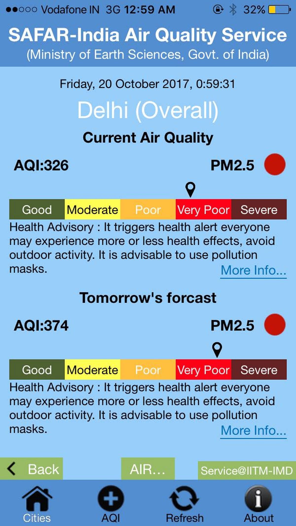 

दिवाली की रात कई जगहों पर प्रदूषण का स्तर सामान्य से 12 गुणा तक ज्यादा हो गया 