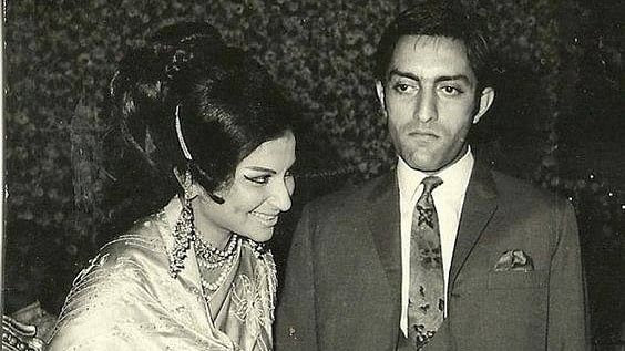 शर्मिला टैगोर के साथ मंसूर अली खान पटौदी