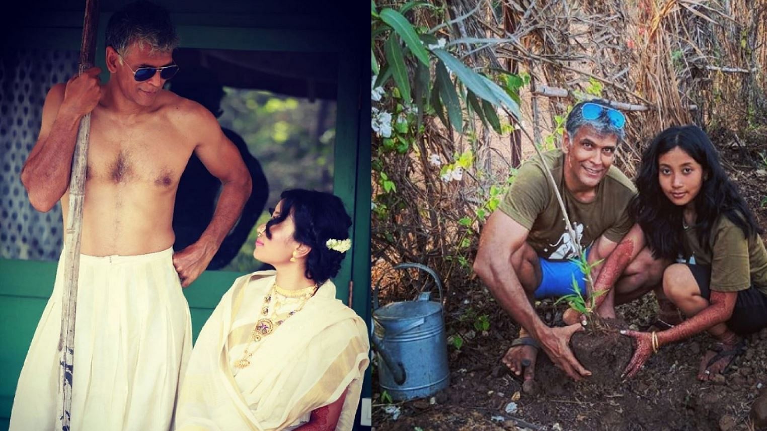 शादी के बाद मिलिंद सोमण और अंकिता की तस्वीरें   