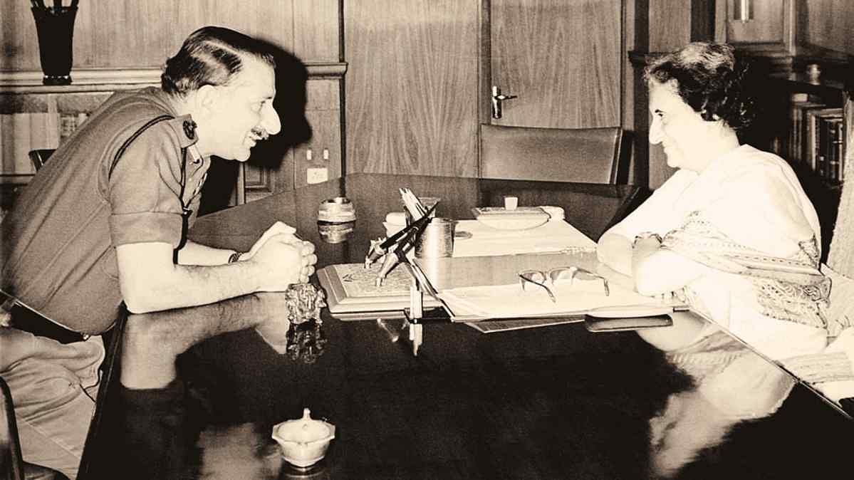 पूर्व  प्रधानमंत्री इंदिरा गांधी और मानेकशॉ के बीच क्या विवाद हुआ
