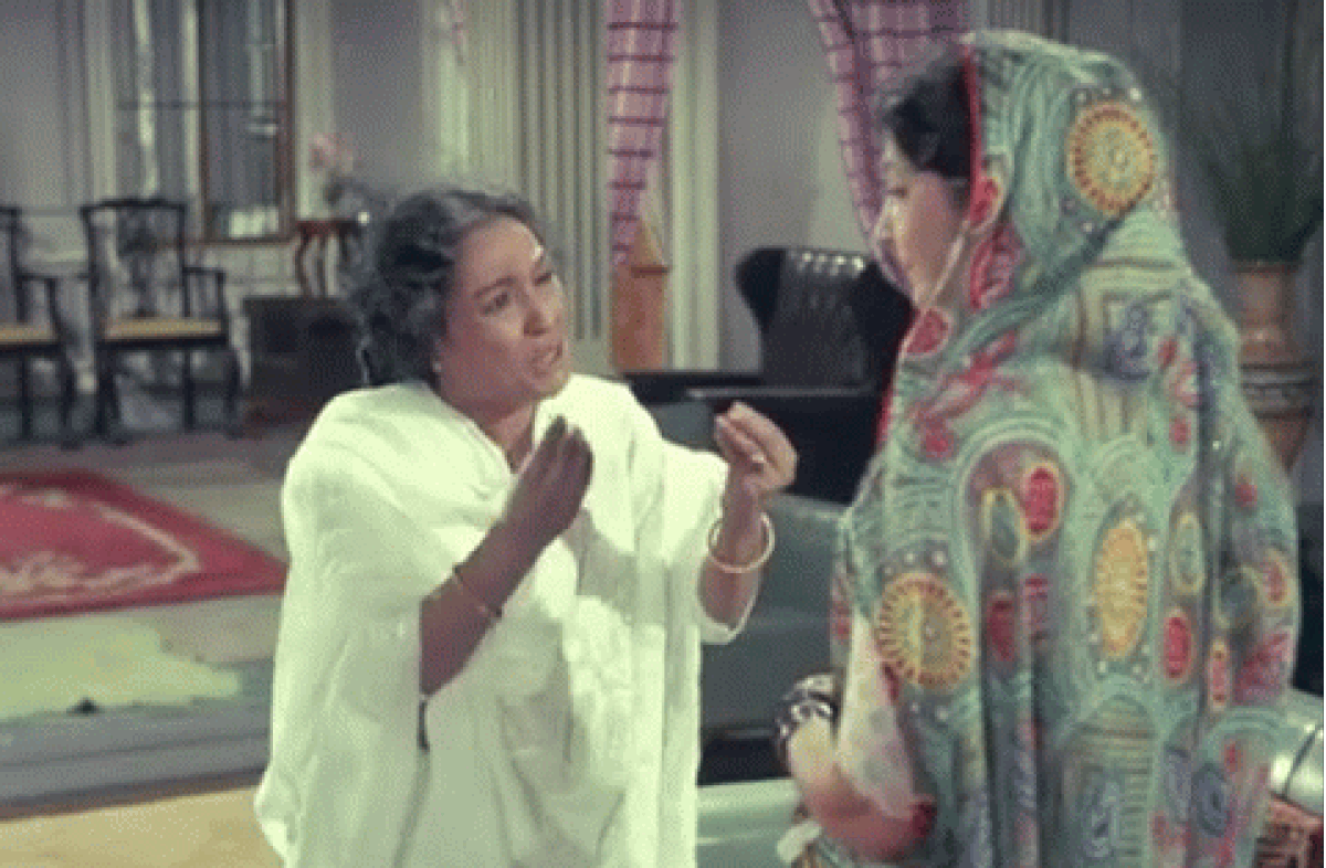 ललिता पवार ने बहु को कोसने, ताने मारने और जुल्म ढाने वाली सास के किरदार बखूबी निभाए 