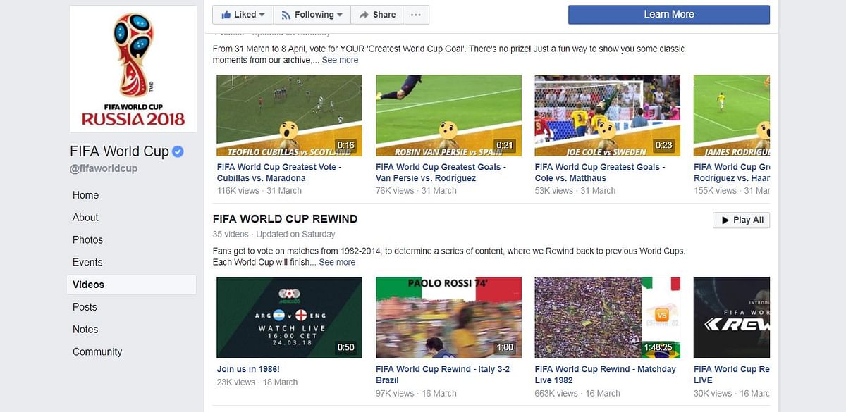 FIFA एक खास तरीके से फेसबुक पर आने वाले वर्ल्ड कप को प्रमोट कर रहा है