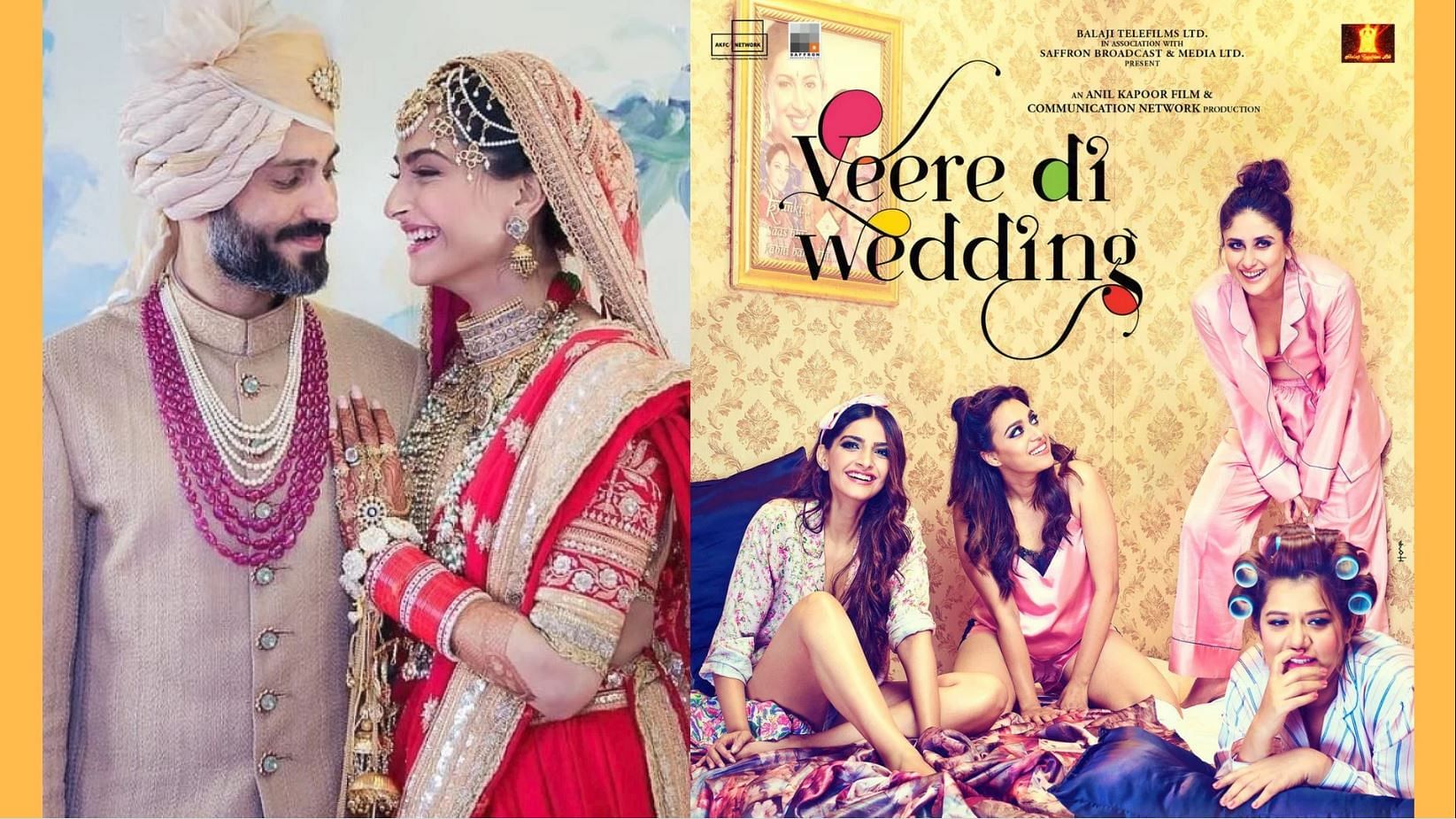 सोनम कपूर और आनंद आहूजा की शादी फिल्म ‘वीरे दी वेडिंग’ के रिलीज से कुछ हफ्ते पहले ही हुई है.
