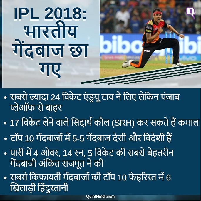 IPL 2018 सीजन की रिकॉर्ड बुक में लगभग हर पन्ने पर विदेशी खिलाड़ियों की तुलना में हिंदुस्तानी शेरों का नाम दर्ज है.