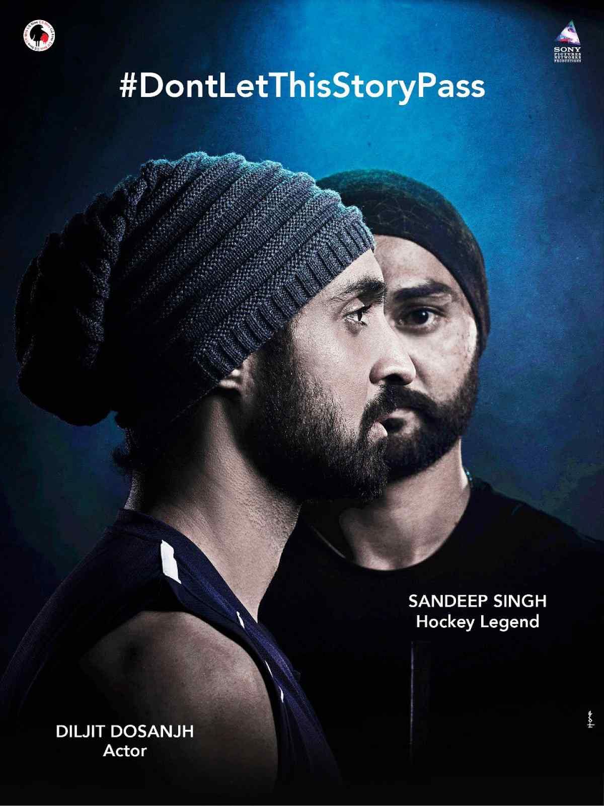  भारतीय हॉकी के  दिग्गज खिलाड़ी संदीप सिंह की जिंदगी पर आधारित इस फिल्म में दिलजीत ने लीड किरदार निभाया है. 
