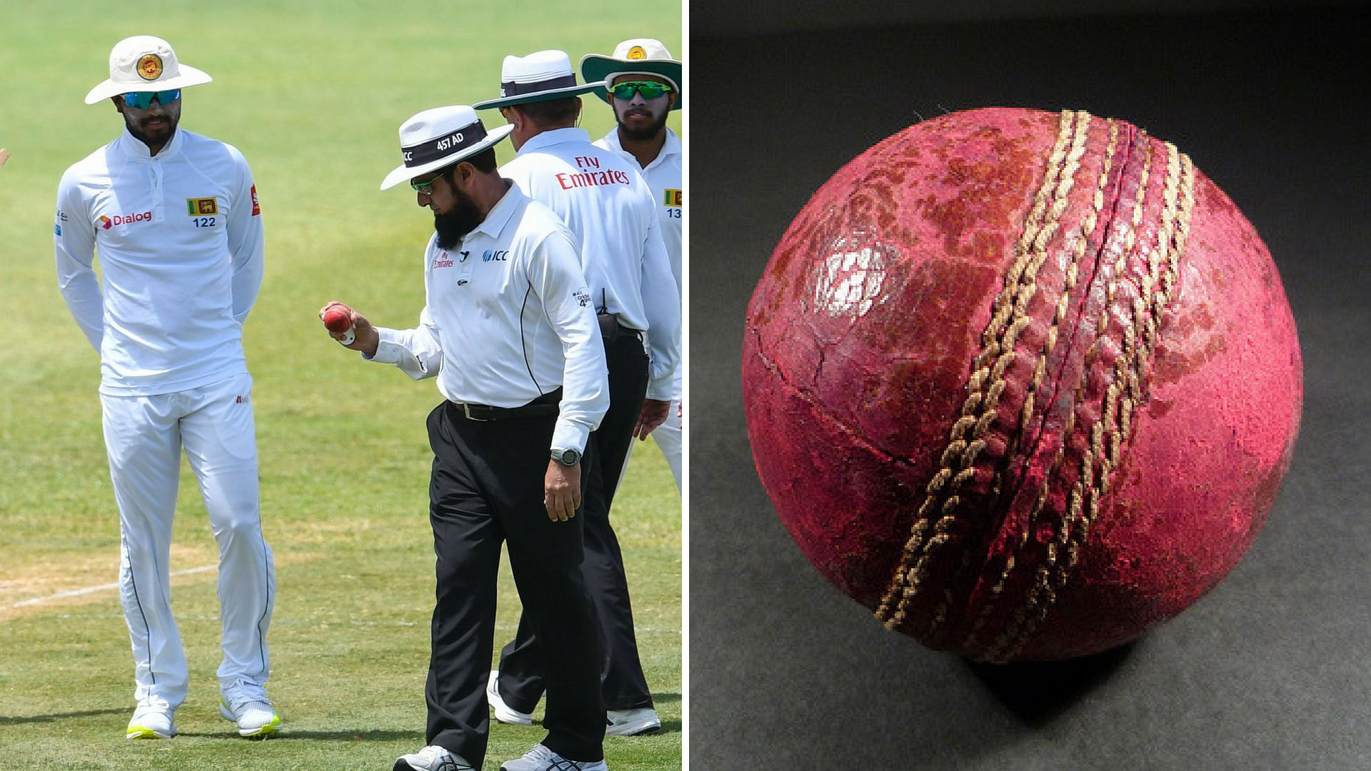 वेस्टइंडीज के खिलाफ खेलते हुए श्रीलंका के कप्तान दिनेश चांदीमल पर बॉल टैंपरिंग का आरोप लगा है