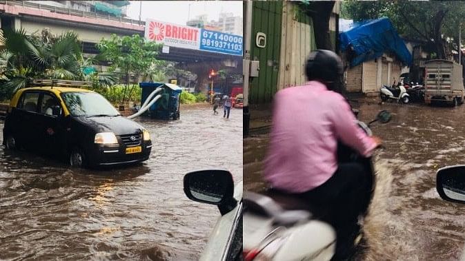 बारिश के बाद जलजमाव की स्थिति मुंबई में