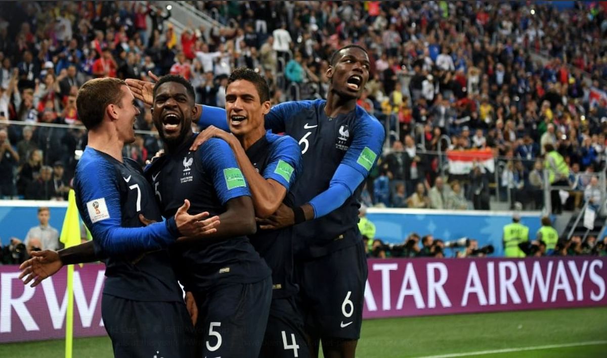फाइनल में फ्रांस का सामना इंग्लैंड और क्रोएशिया के बीच बुधवार को होने वाले दूसरे सेमीफाइनल मैच की विजेता से होगा.