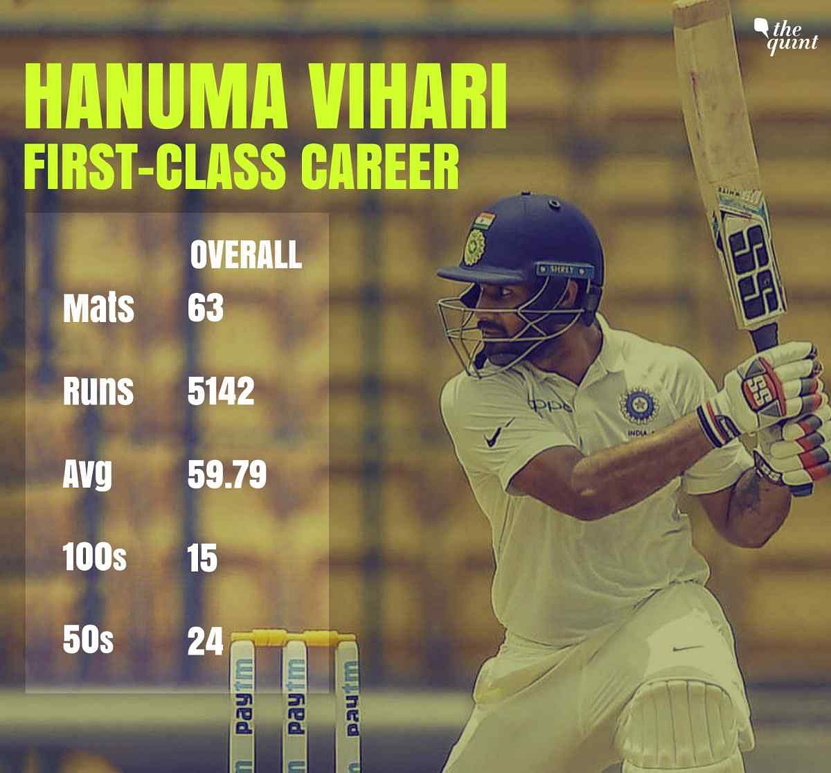 आंध्र प्रदेश के हनुमा विहारी को भारत-इंग्लैंड टेस्ट सीरीज के लिए टीम में चुना गया है. 