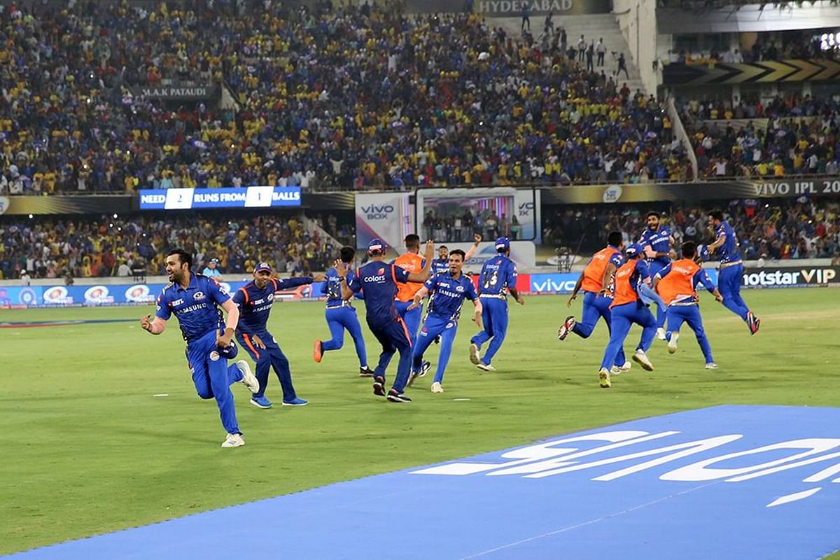 मुंबई इंडियंस ने दूसरी बार फाइनल मैच 1 रन से जीता