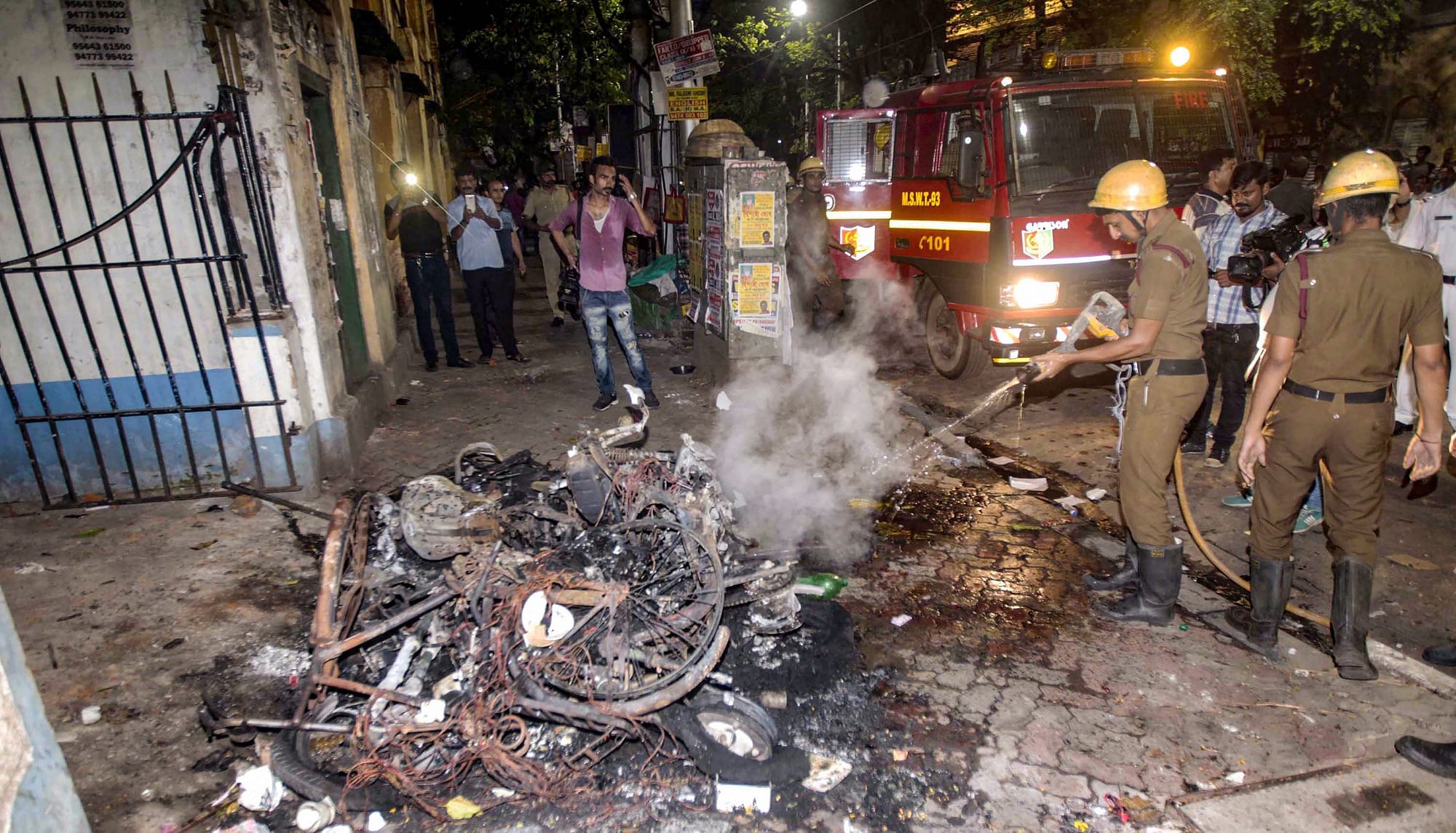 पश्चिम बंगाल में हुई हिंसा को लेकर पुलिस कर रही जांच