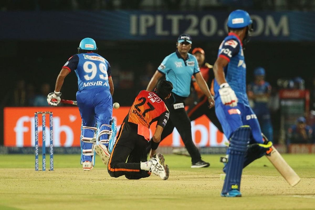 एलिमिनेटर मैच में अमित मिश्रा ने सिर्फ 16 रन देकर 1 विकेट लिया.