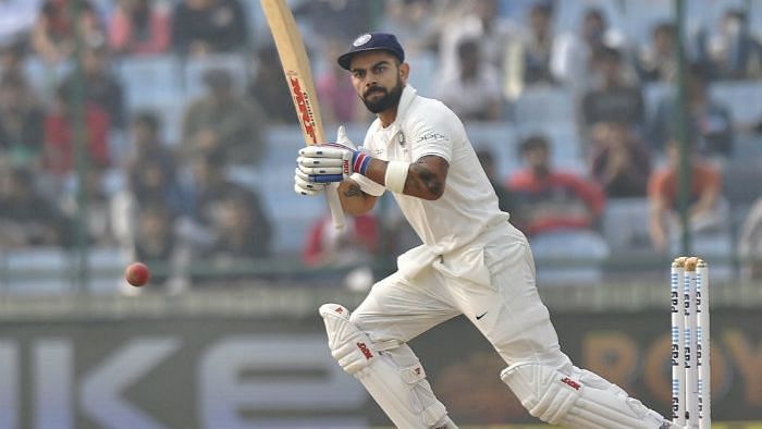 2017 में विराट कोहली ने श्रीलंका के खिलाफ कोटला टेस्ट में दोहरा शतक जड़ा था