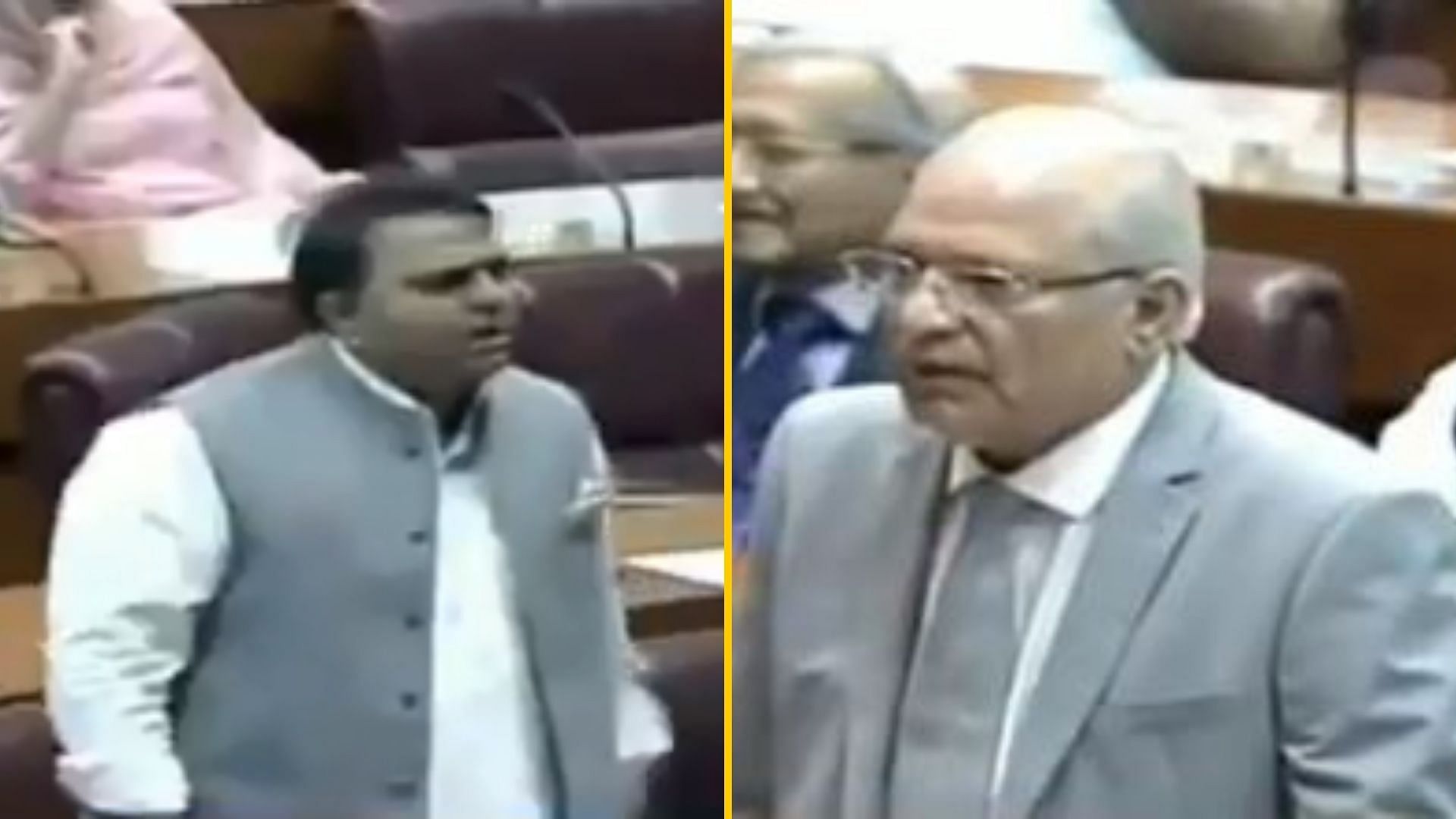 सीनेटर मुशाहिदुल्ला खान और मंत्री फवाद चौधरी में हुई जमकर बहस