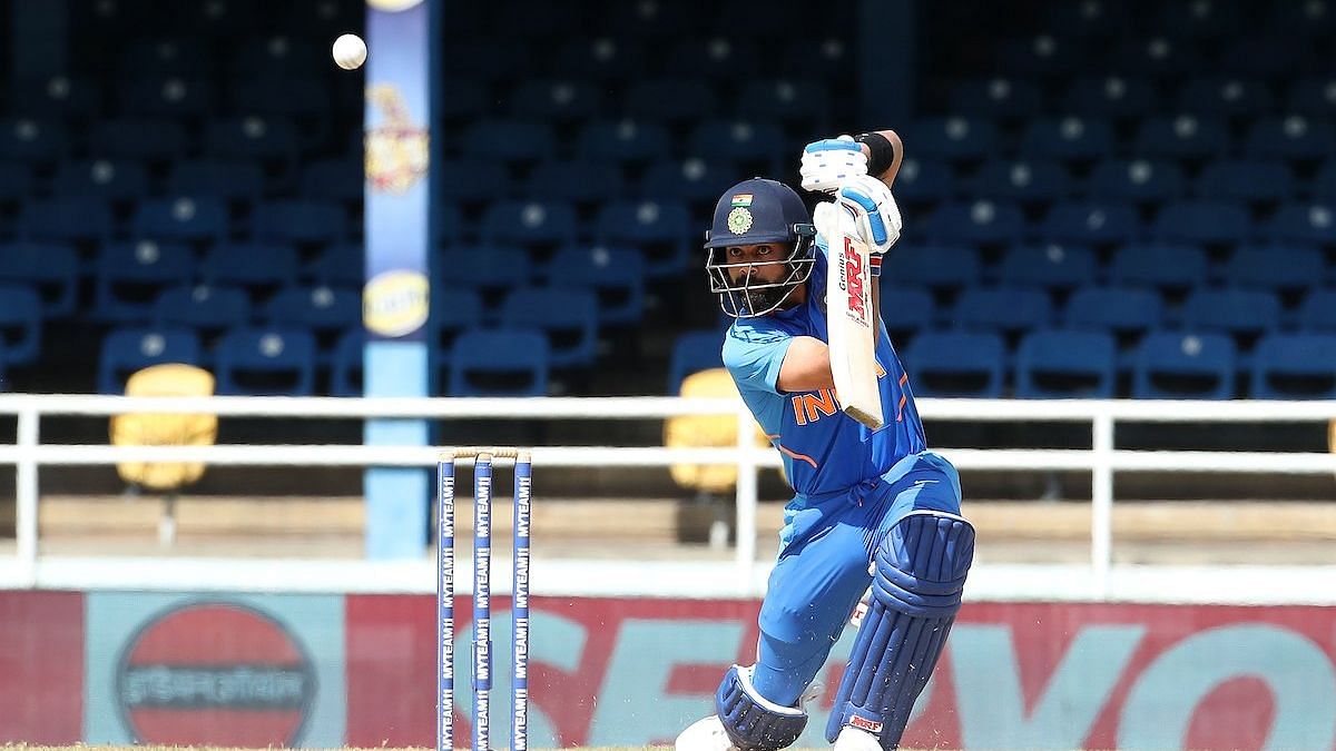 कोहली ने वेस्टइंडीज के खिलाफ 8वां शतक जड़ा