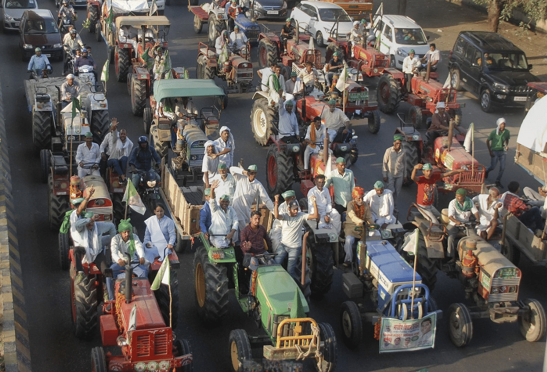किसानों का यह मार्च सहारनपुर से शुरू हुआ था. 
