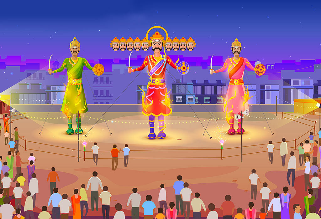 Happy Vijayadashmi/Dussehra Wishes, Images with Quotes in Hindi:  दशहरा इस साल 8 अक्टूबर को पड़ रहा है.