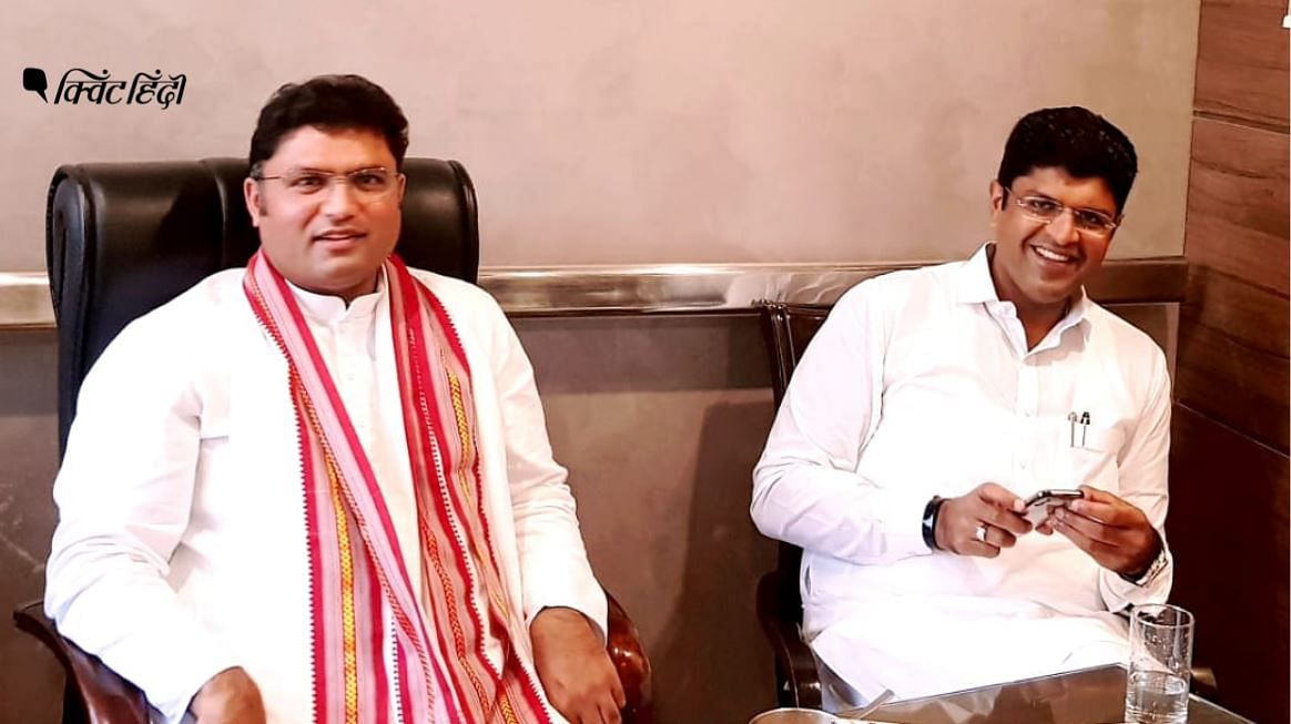 Haryana Vidhan Sabha Election 2019: दुष्यंत चौटाला के साथ हरियाणा कांग्रेस के पूर्व अध्यक्ष अशोक तंवर