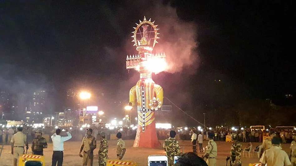 <div class="paragraphs"><p>Dussehra Ravan Dahan 2021</p></div>
