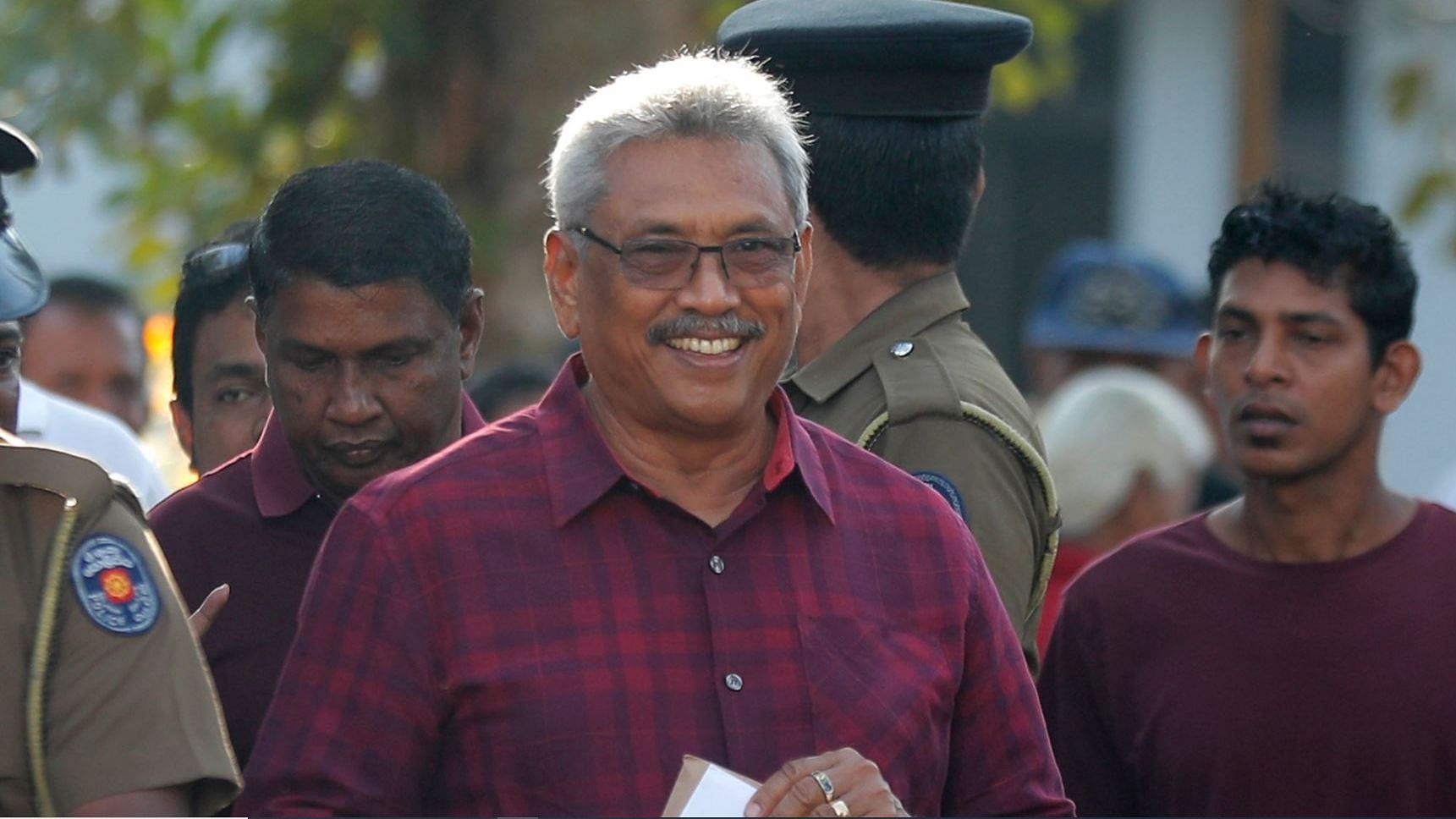 श्रीलंका के नवनिर्वाचित राष्ट्रपति गोटबाया राजपक्षे
