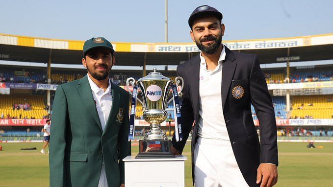 भारत और बांग्लादेश के बीच 2 मैचों की टेस्ट मैचों की सीरीज