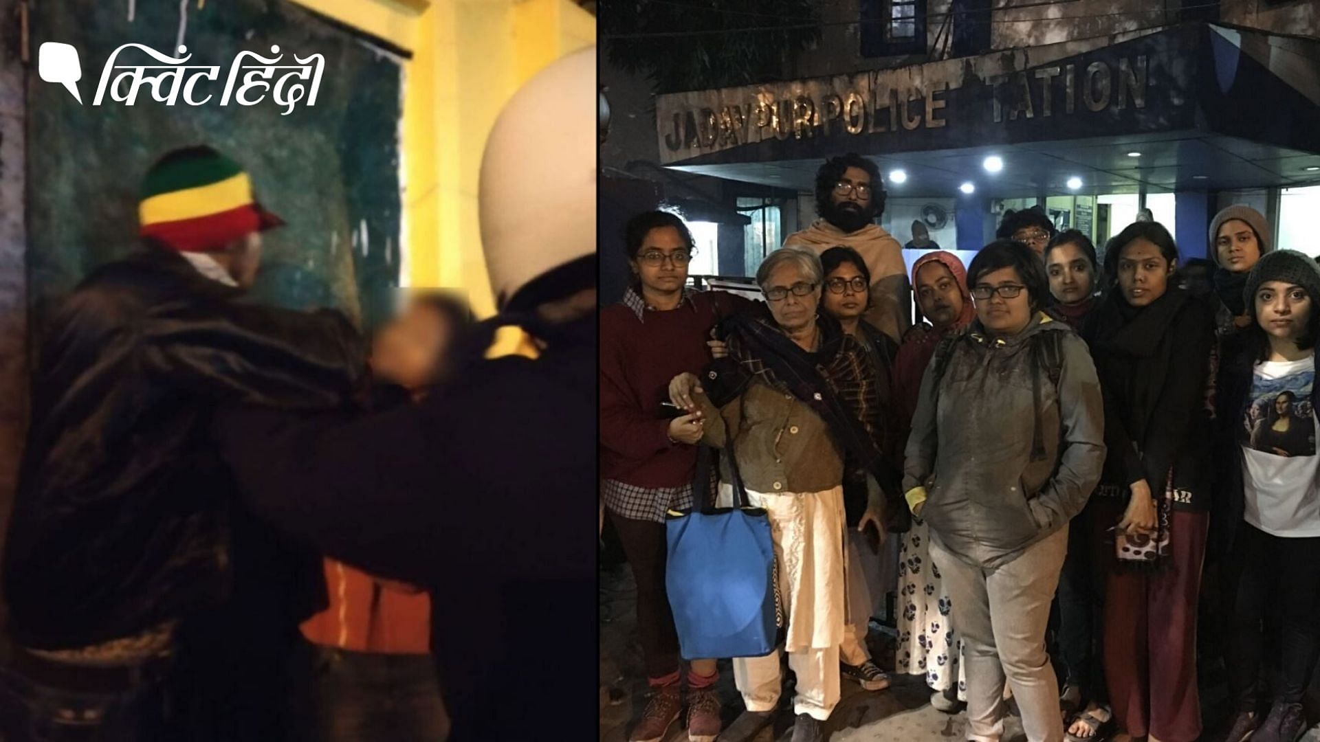 कोलकाता में नागरिकता कानून के खिलाफ प्रदर्शन कर रहे लोगों पर हमला