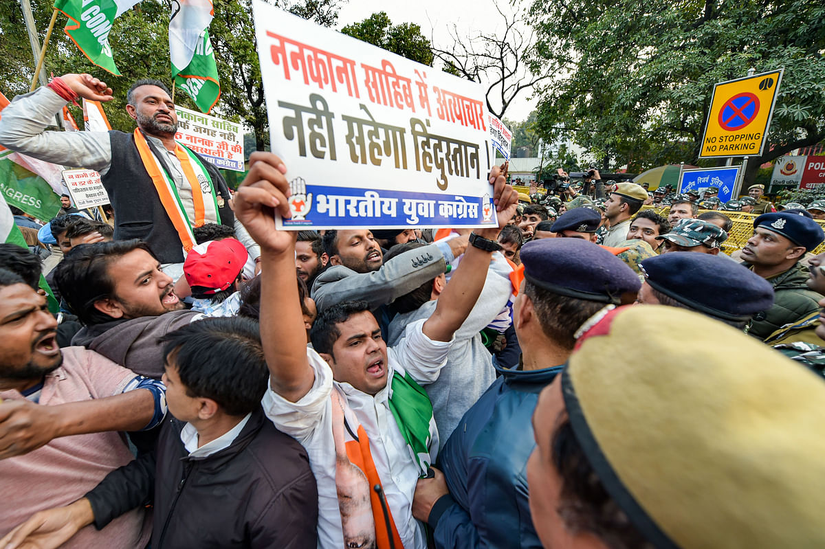 ननकाना साहेब गुरुद्वारे पर हुए हमले के बाद भारत में सिख समुदाय ने कड़ा विरोध जताया है