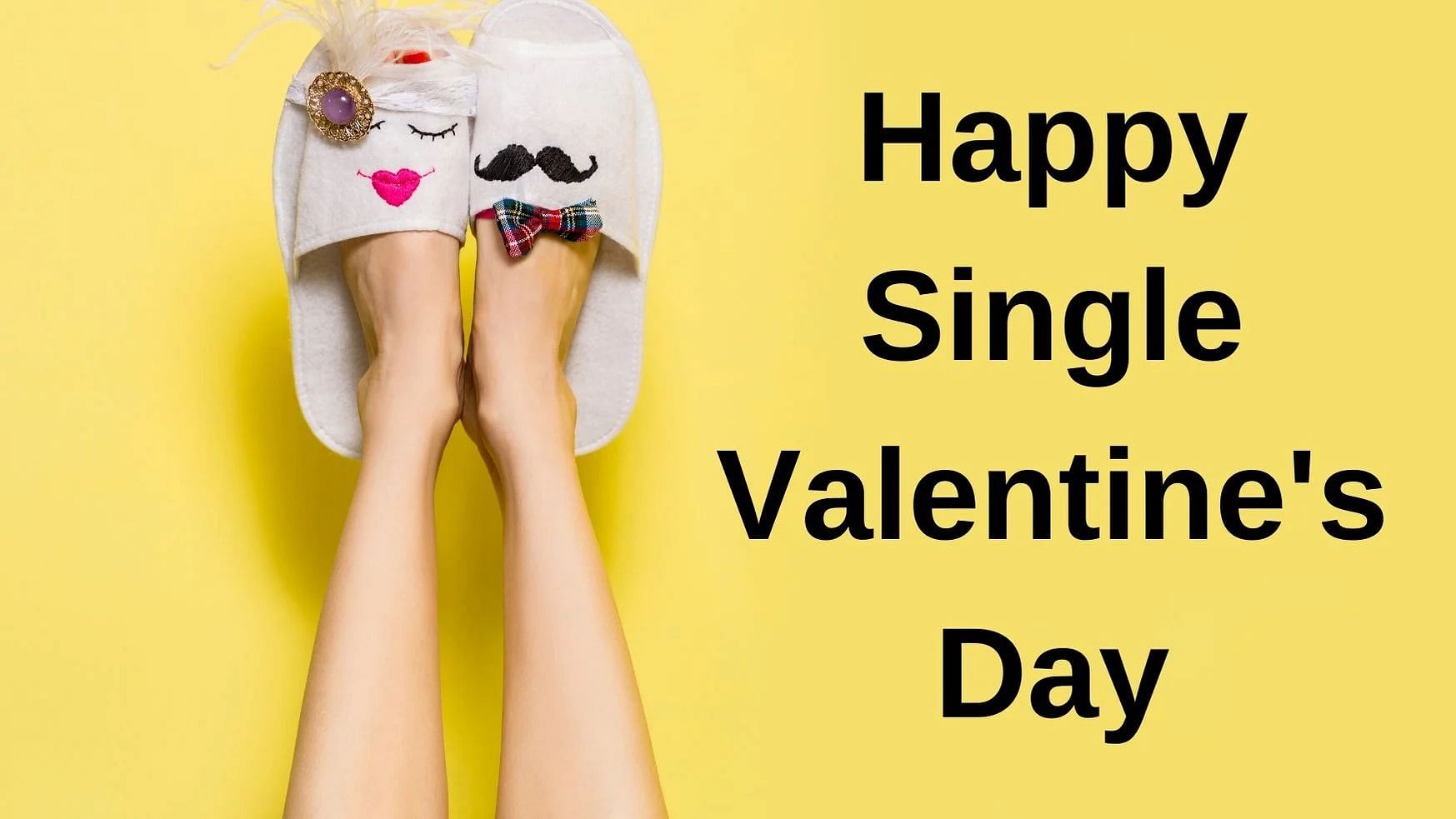 Happy Single Valentine Day 2020 Images with Quotes for Singles. सिंगल्स अपने दोस्तों को इन मैसेजेज से दें बधाई.