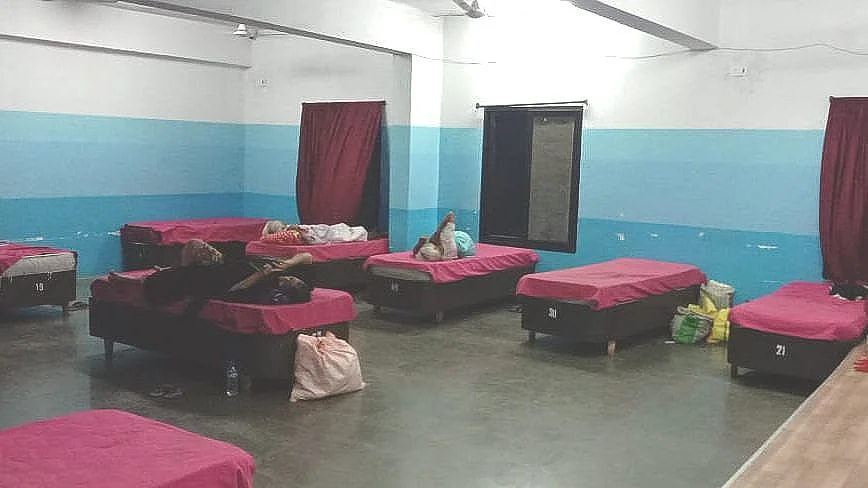 बीदर के शाहीन उर्दू प्राइमरी स्कूल को अब क्वारनटीन सेंटर बना दिया गया है