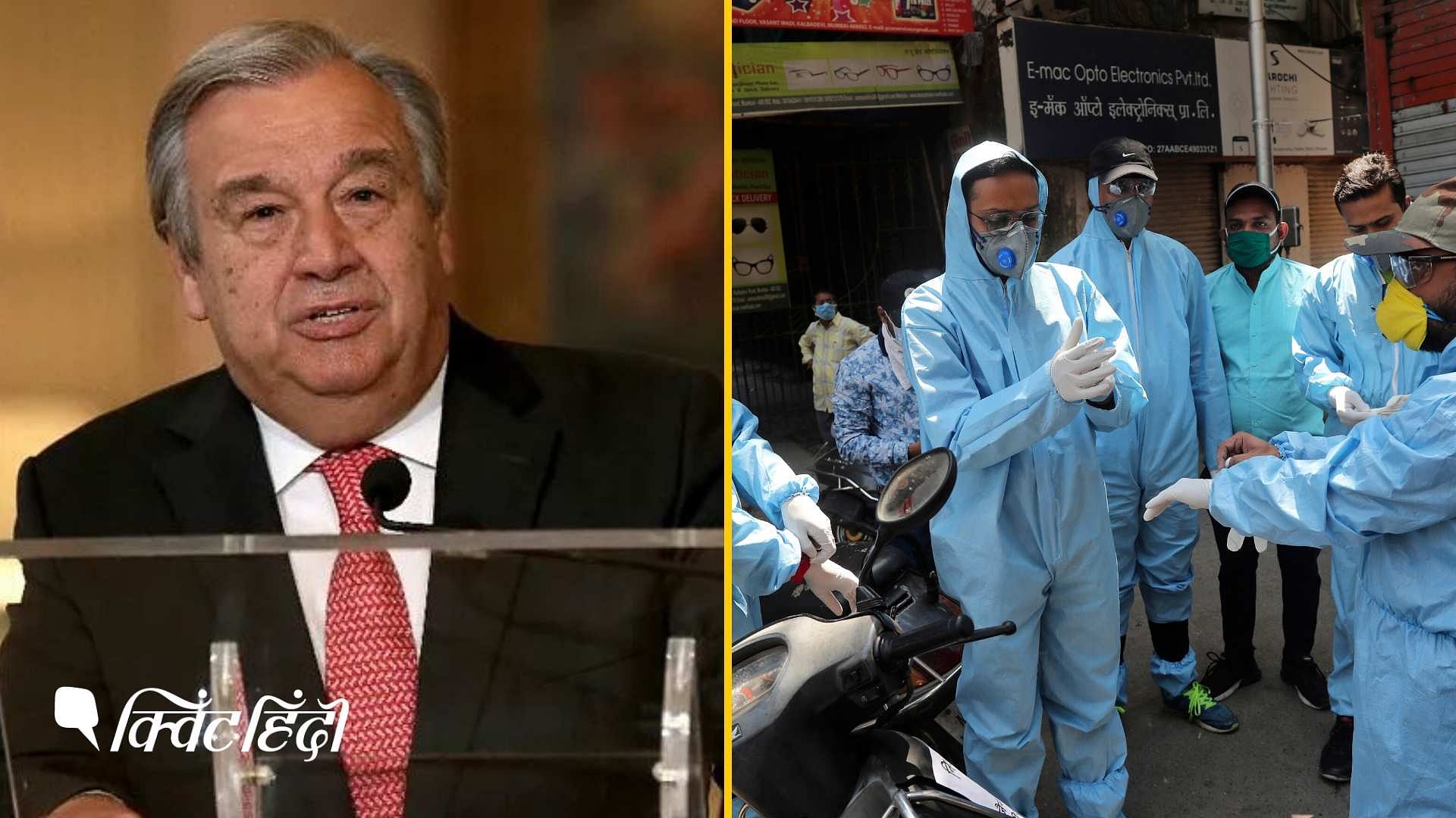 UN महासचिव ने कोरोनावायरस से पैदा हुए आर्थिक संकट पर चेताया