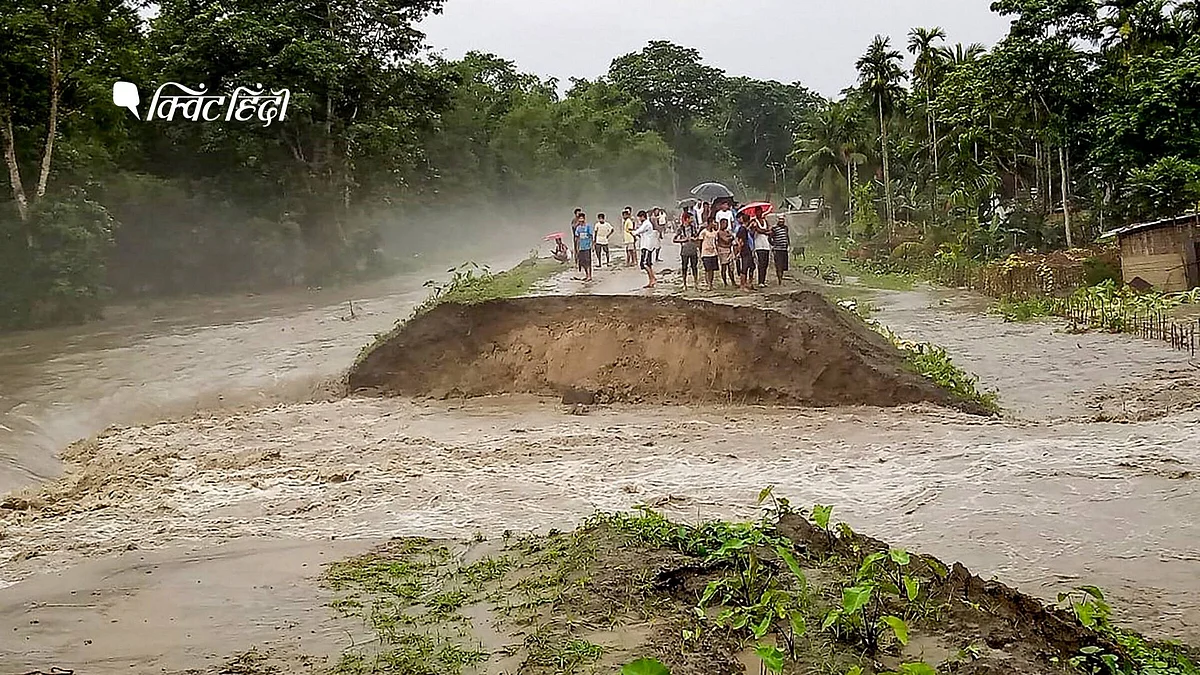 बाढ़ से बेहाल बिहार, असम में 70 लाख लोग लोग प्रभावित