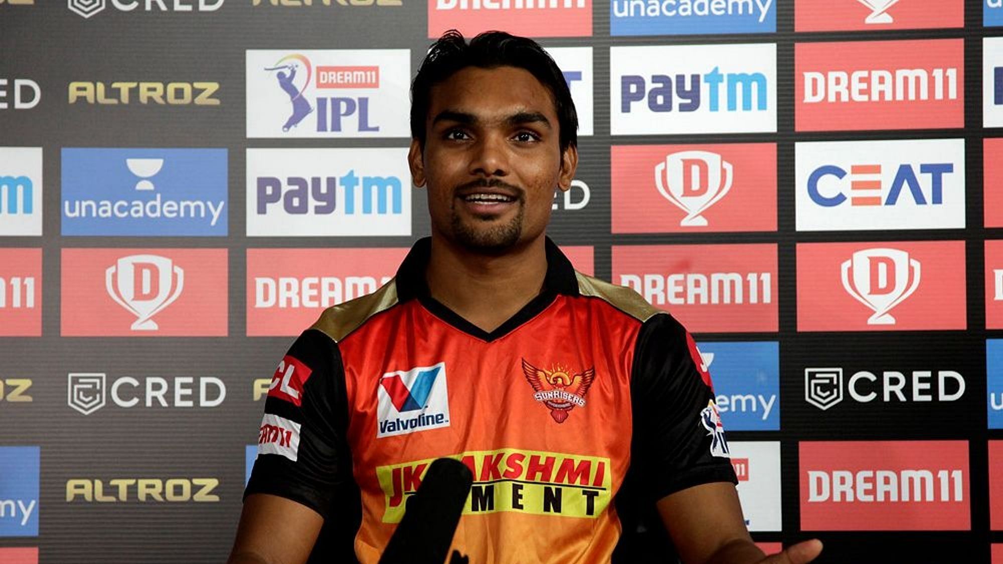 हैदराबाद सनराइजर्स के खिलाड़ी संदीप शर्मा