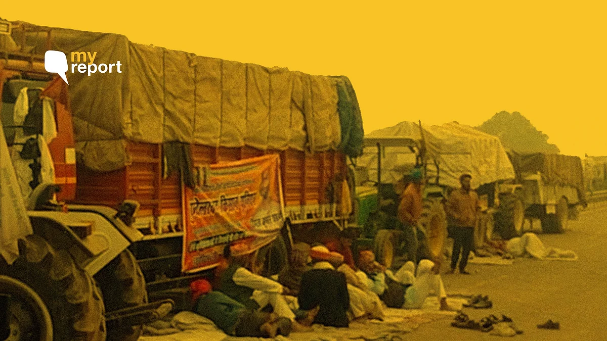 दिल्ली के साथ हरियाणा में भी किसानों का प्रदर्शन जारी