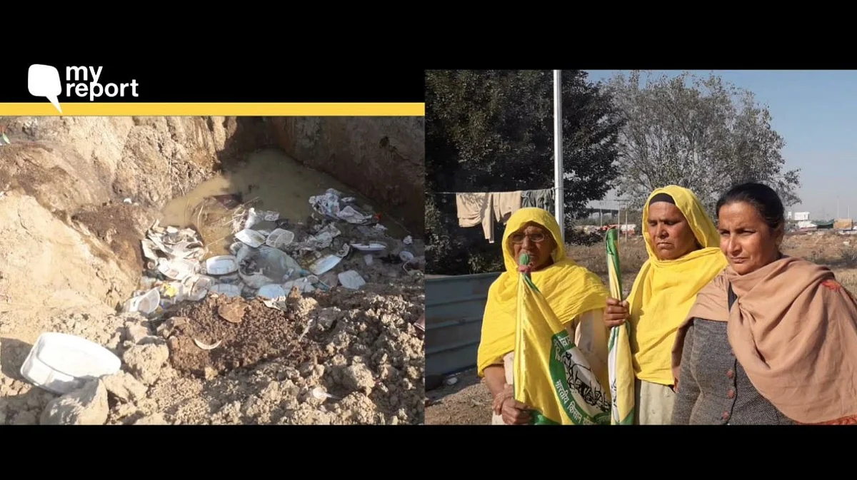  टिकरी बॉर्डर: ‘ठंड, शौचालय, सफाई की दिक्कतों से हो रही मुश्किल’