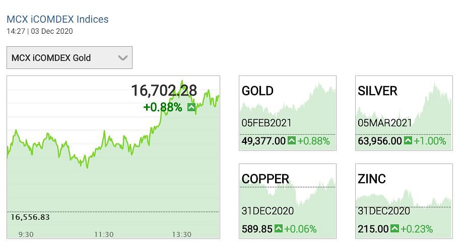 Gold-Silver prices: MCX पर सोना 50,000 के नीचे कारोबार कर रहा वहीं चांदी 64000 के ऊपर कारोबार कर रही है. 