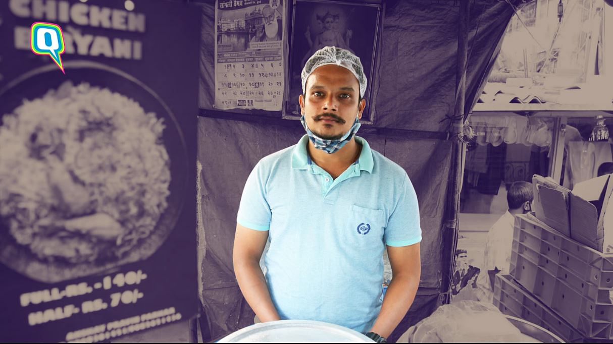 मुंबई: लॉकडाउन ने छिना क्रूज शेफ का काम, अब लगाते हैं बिरयानी का स्टाल 