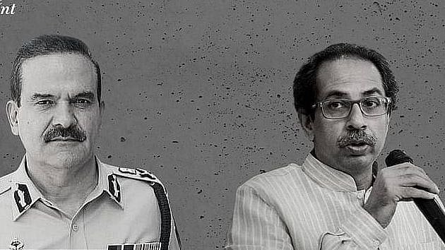 महाराष्ट्र के मुख्यमंत्री उद्धव ठाकरे और मुंबई पुलिस के पूर्व कमिश्नर परमबीर सिंह