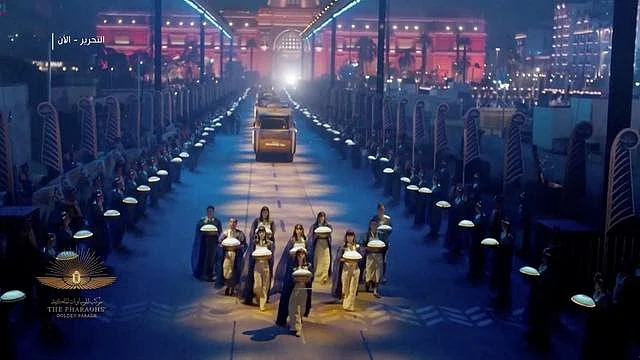 मिस्र गोल्डन एज की ‘गोल्डन परेड’, काहिरा की सड़कों पर निकले ‘किंग’