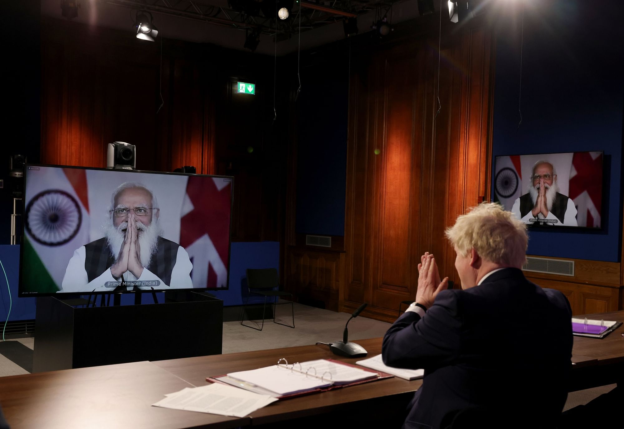 पीएम मोदी और उनके ब्रिटिश समकक्ष बोरिस जॉनसन के बीच वर्चुअल समिट