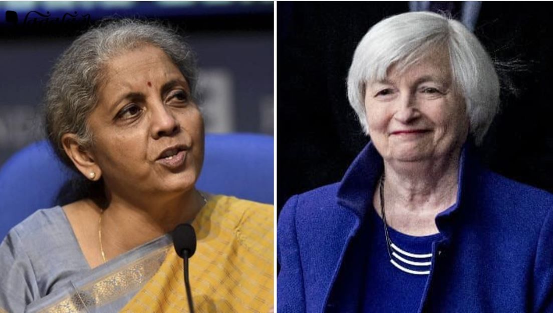 <div class="paragraphs"><p>US ट्रेजरी सेक्रेटरी Janet Yellen ने Nirmala Sitharaman से  बातचीत की</p></div>