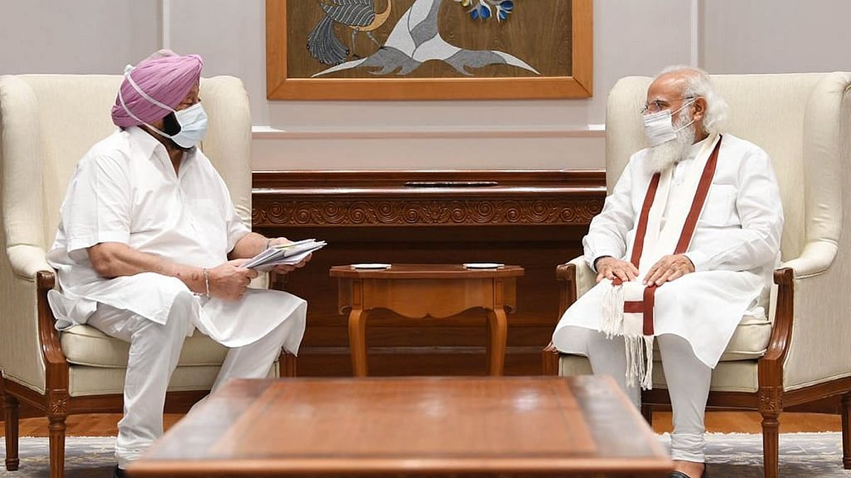 PM मोदी से मिले अमरिंदर सिंह, कहा- 'कृषि कानूनों के खात्मे के लिए कदम उठाएं'