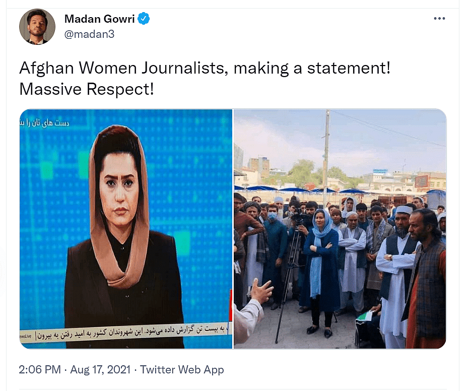 Afghanistan से आती खौफनाक तस्वीरों के बीच एक साहस भरा दृश्य भी दिखा- ग्राउंड जीरो पर महिला पत्रकारों की मौजूदगी 