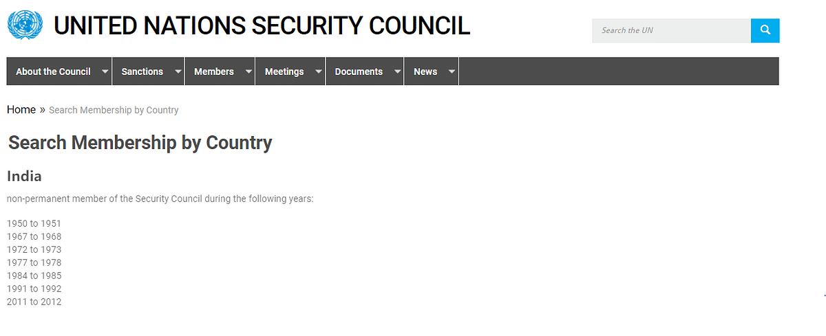 संयुक्त राष्ट्र की सुरक्षा परिषद में शामिल हर सदस्य देश को अध्यक्षता करने का अवसर मिलता है 