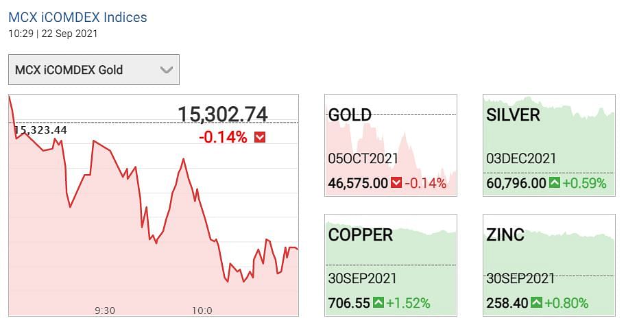Gold Price Today:  एमसीएक्स पर सोना-चांदी दोनों लाल निशान में कारोबार कर रहे है.