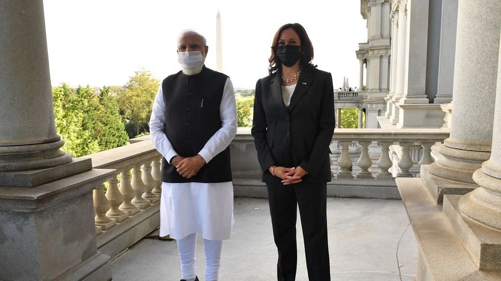 PM नरेंद्र मोदी और कमला हैरिस की मुलाकात, आतंकवाद के मुद्दे पर हुई चर्चा